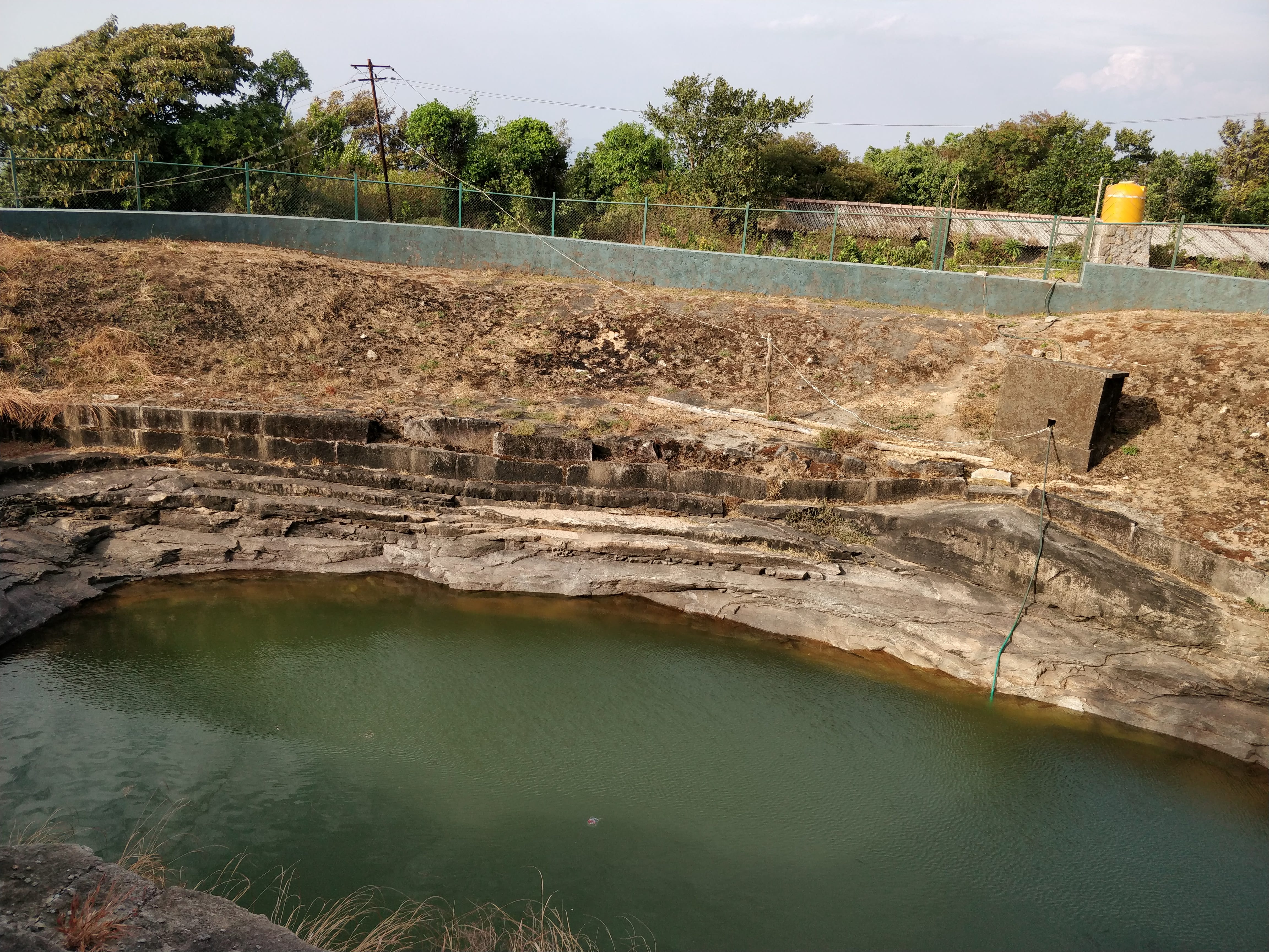 Pond at Kundadri hill - next to the temple