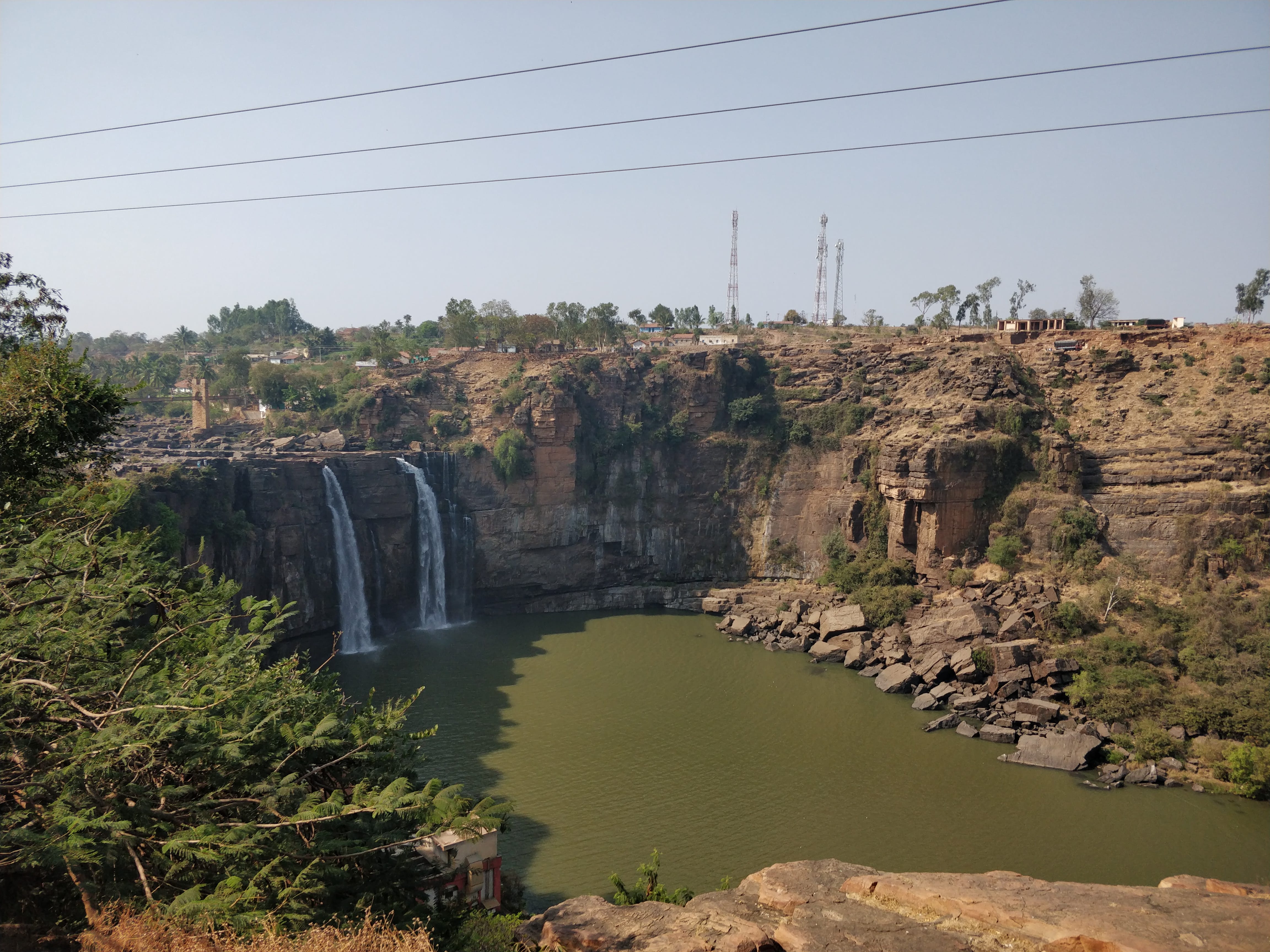 Gokak falls from the view point