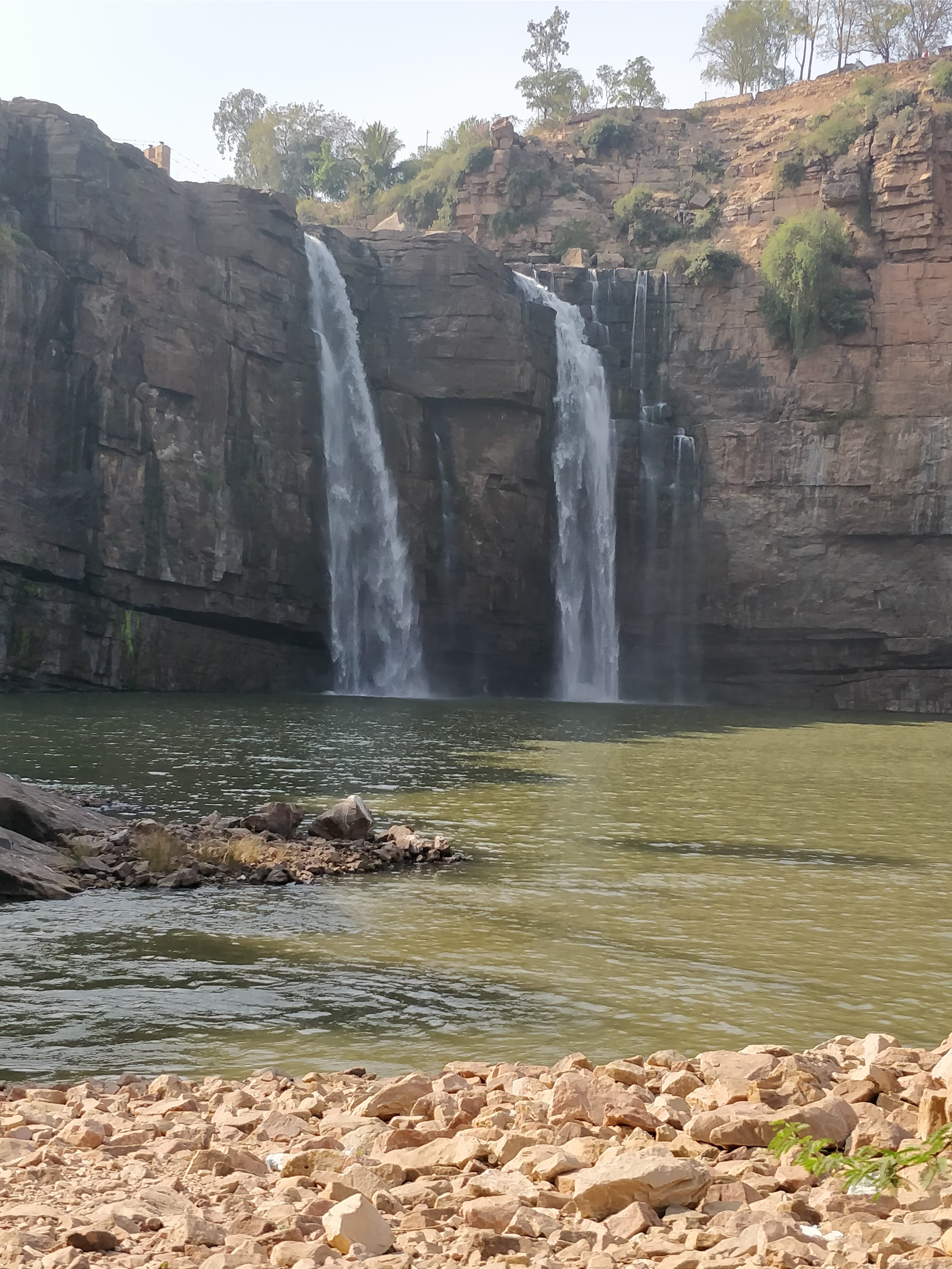 Gokak falls front view from the base