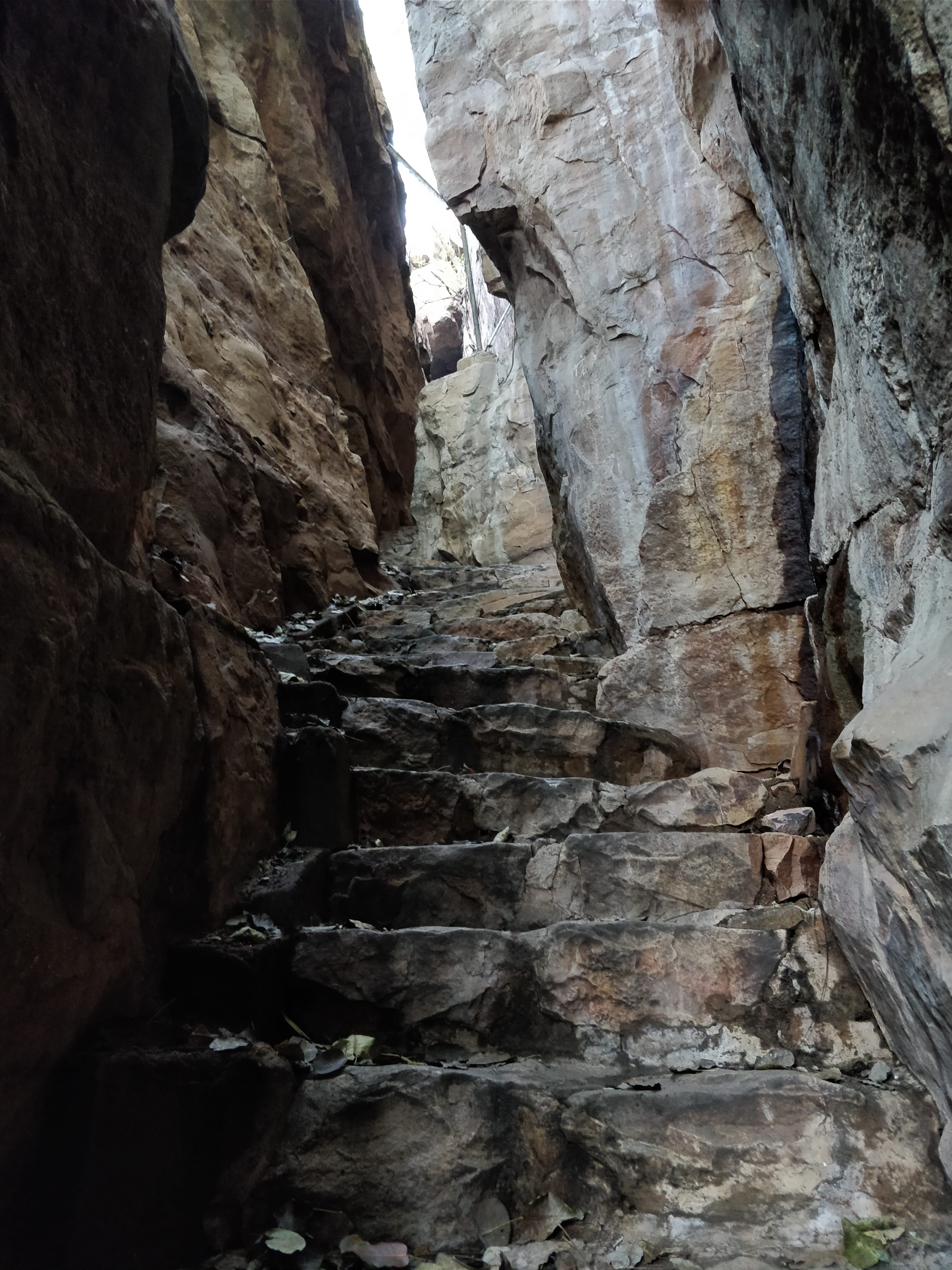 path through the rocks