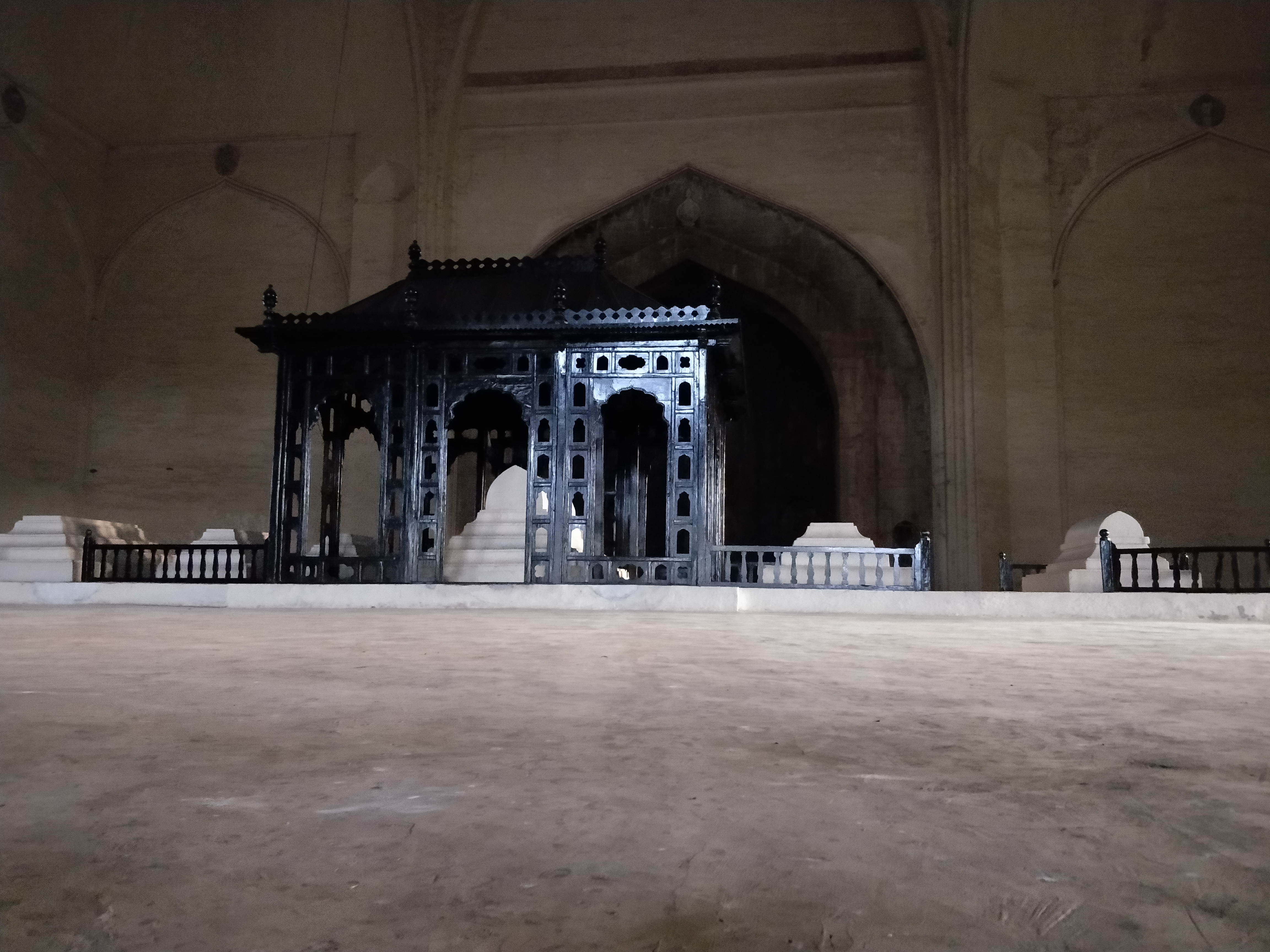 Inside Gol Gumbaz - tomb of Mohammad Adil Shah, Sultan of Bijapur