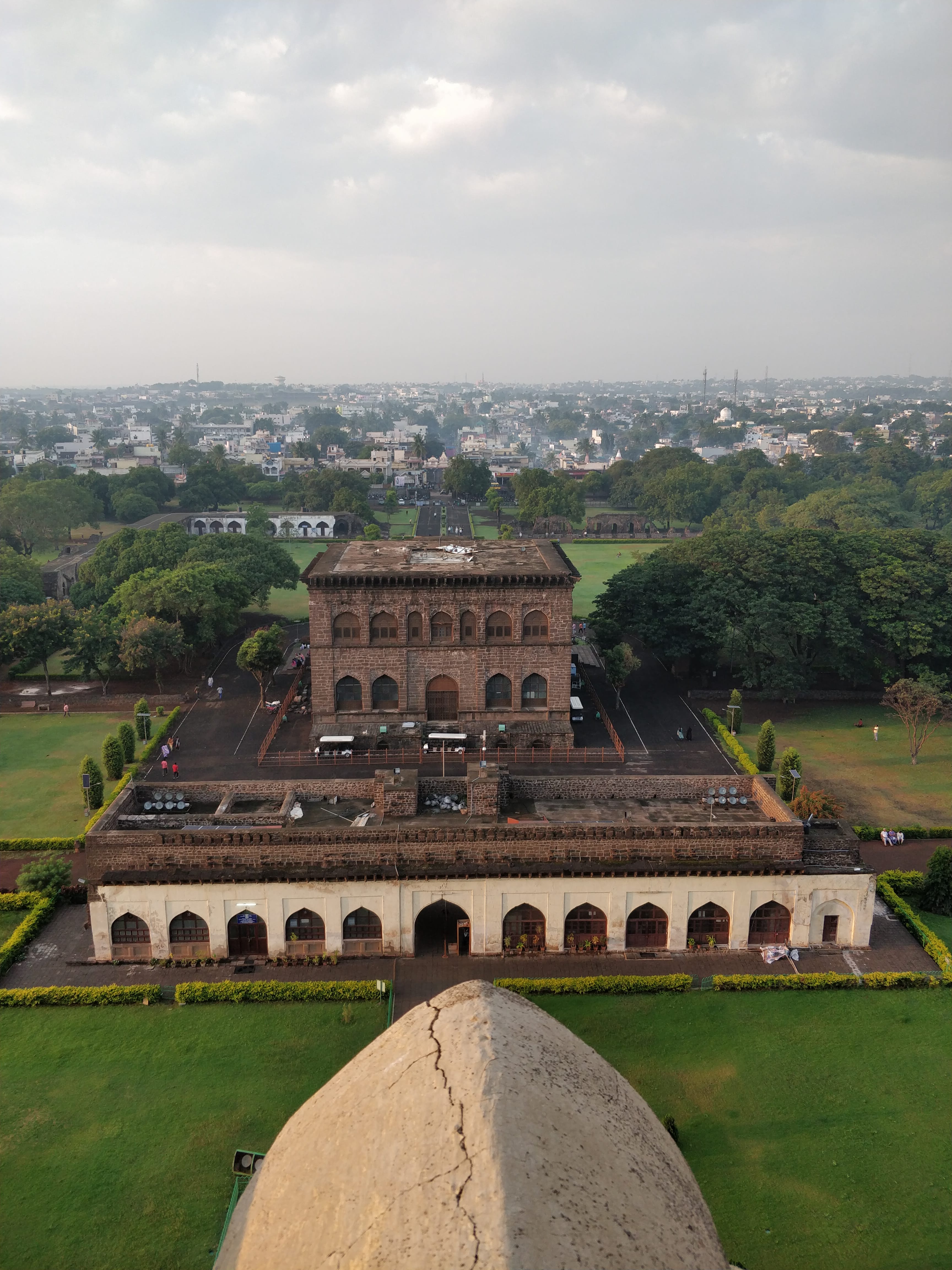 Museum as seen from top of Gol Gumbaz and the entire Bijapur view