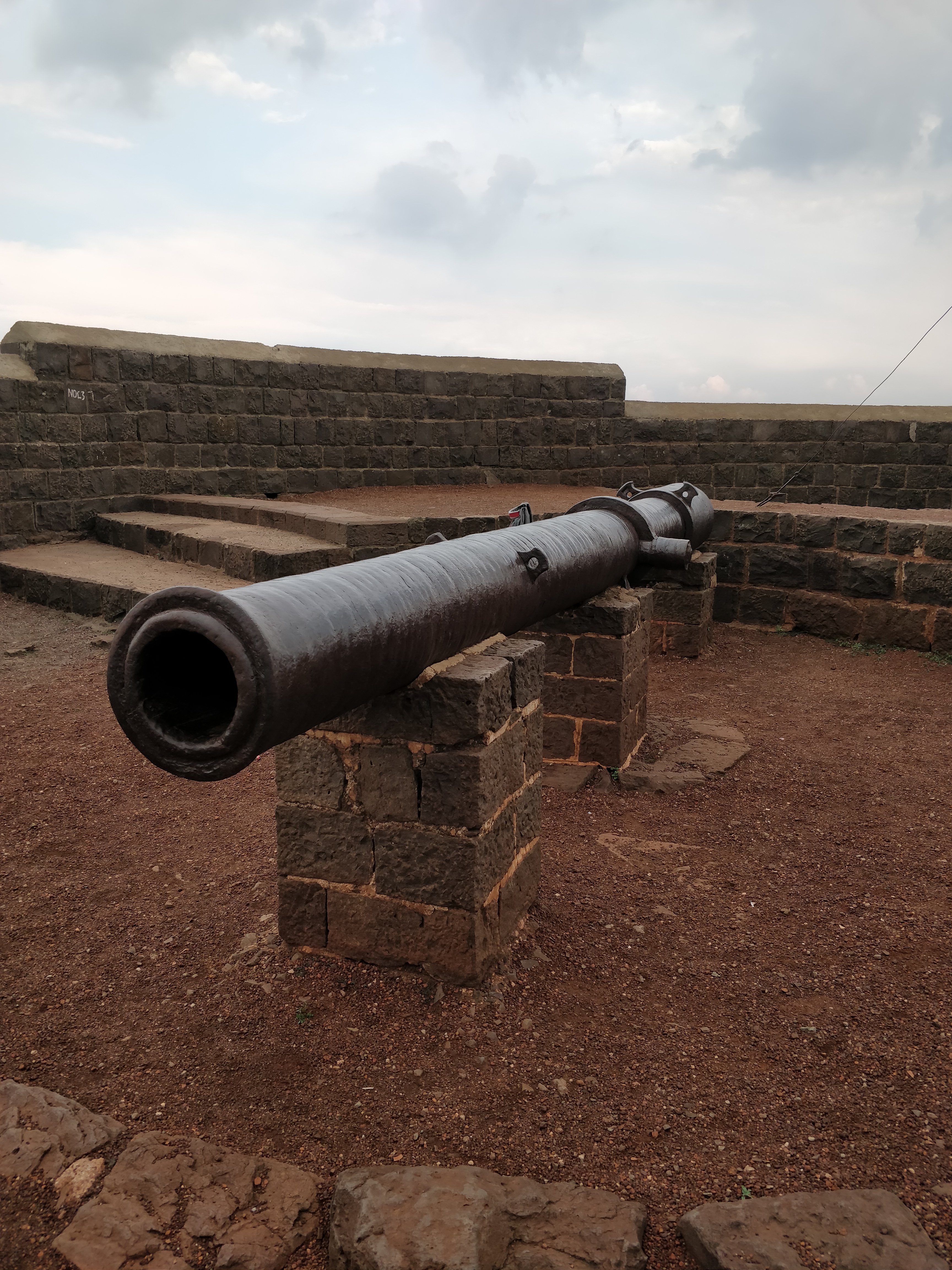 long cannons at the top of upli burz tower