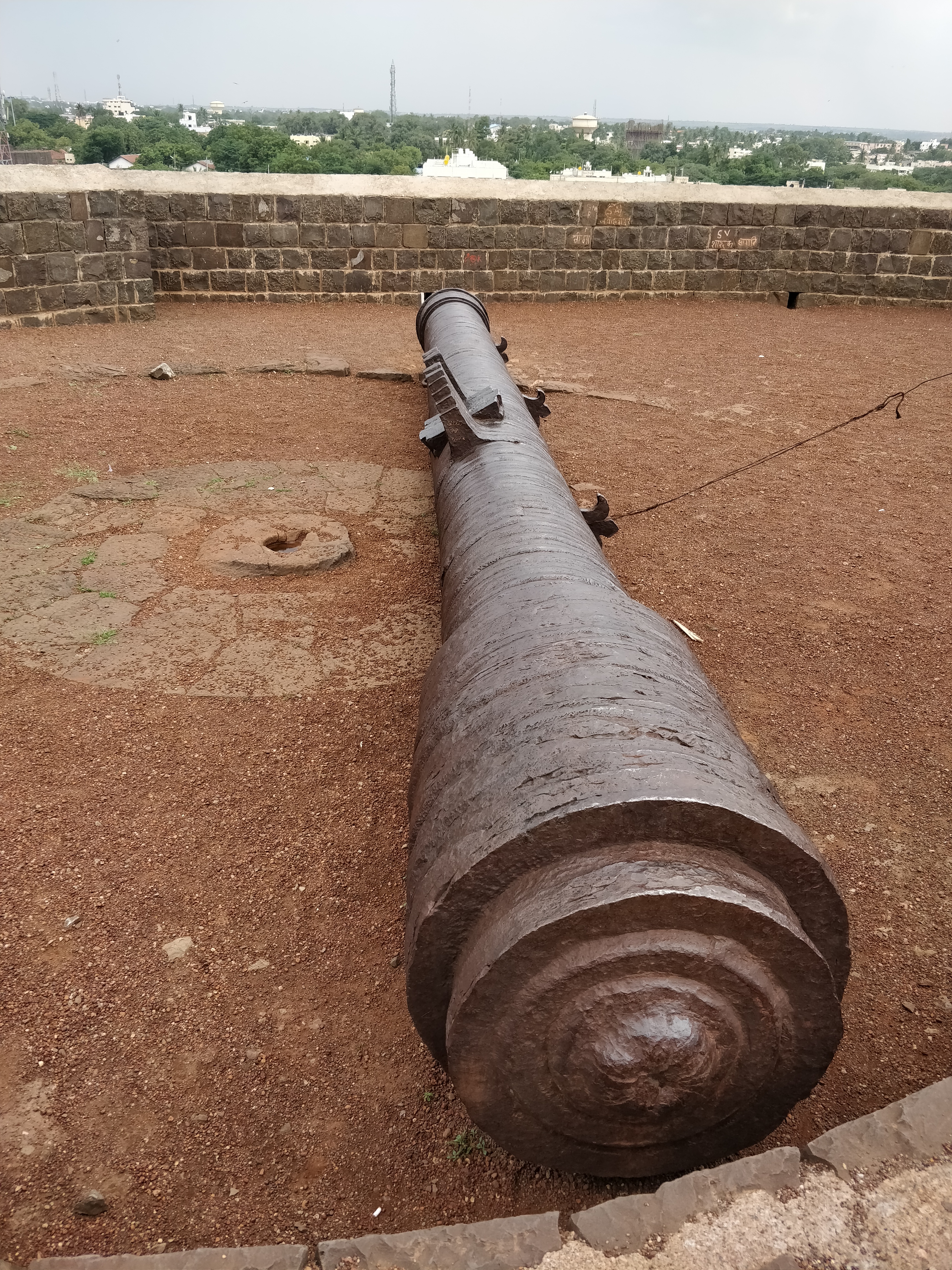 back view of the cannon