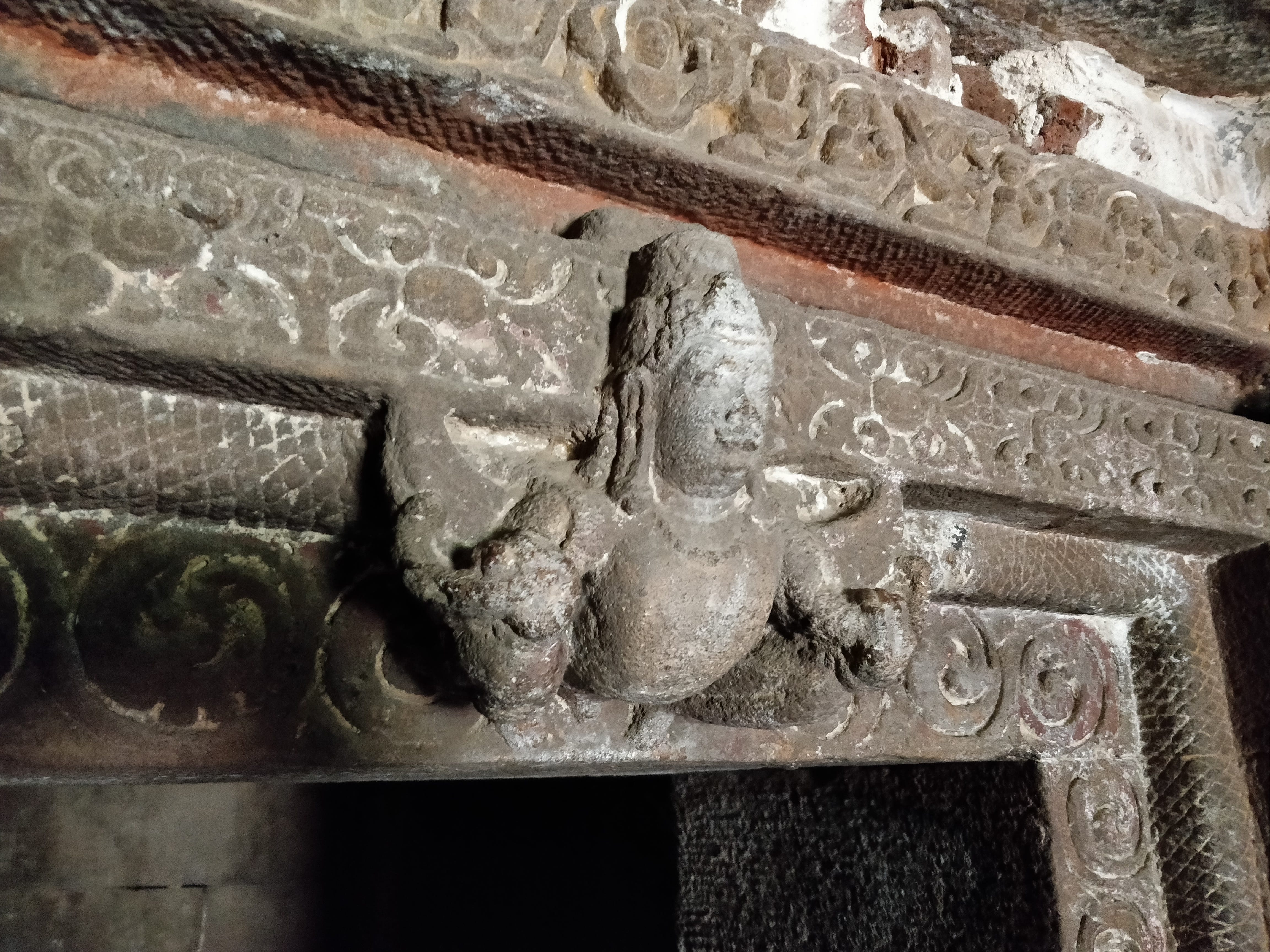 Garuda guarding the door at every temple