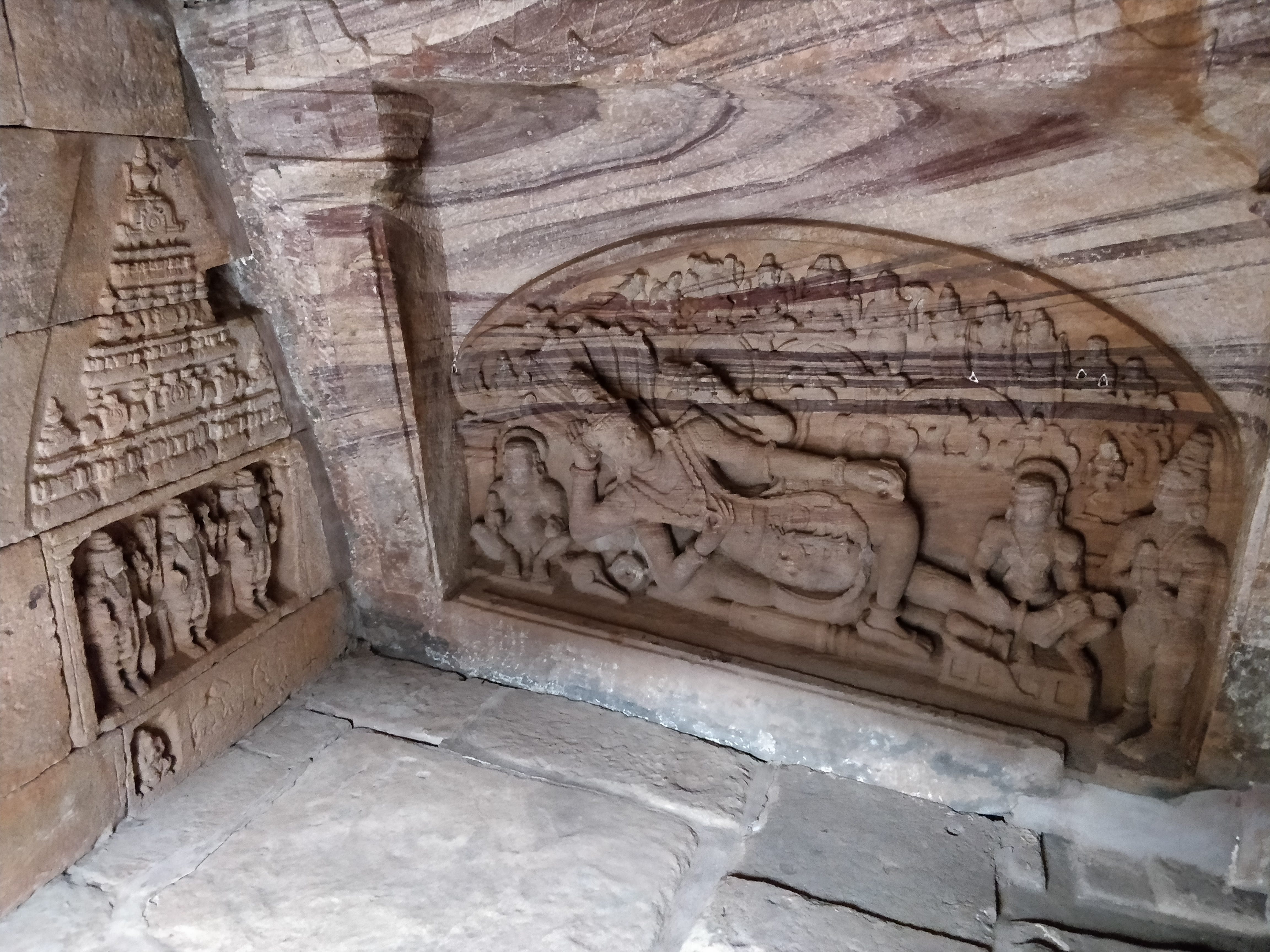 another beautiful carving - behind Bhutnatha temple