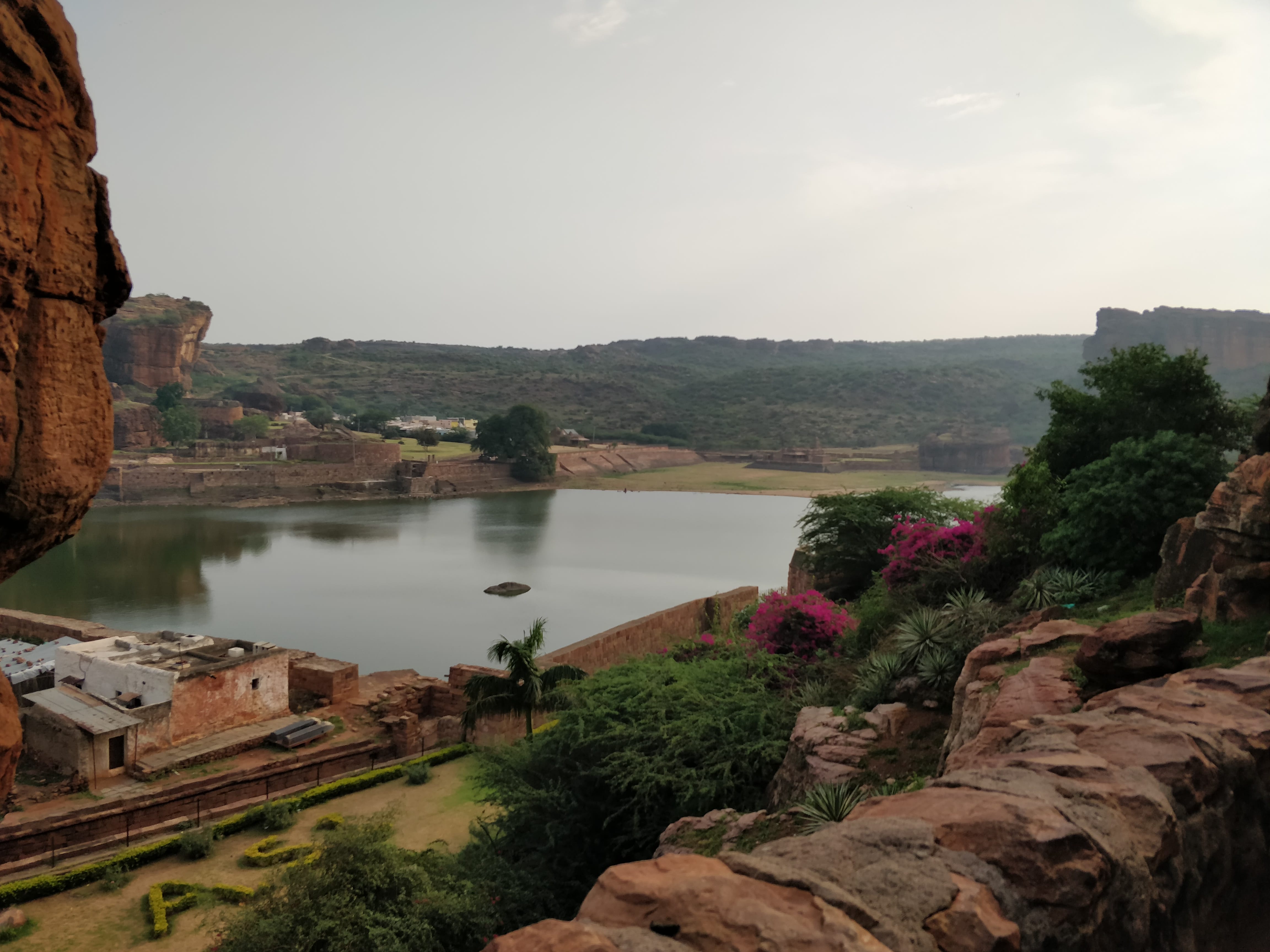 view of Agasthya lake from cave 2